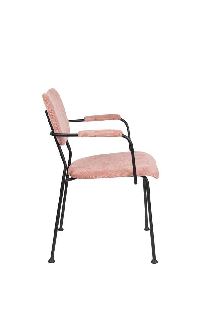 Benson 2-er Set Armlehnstühle Rosa