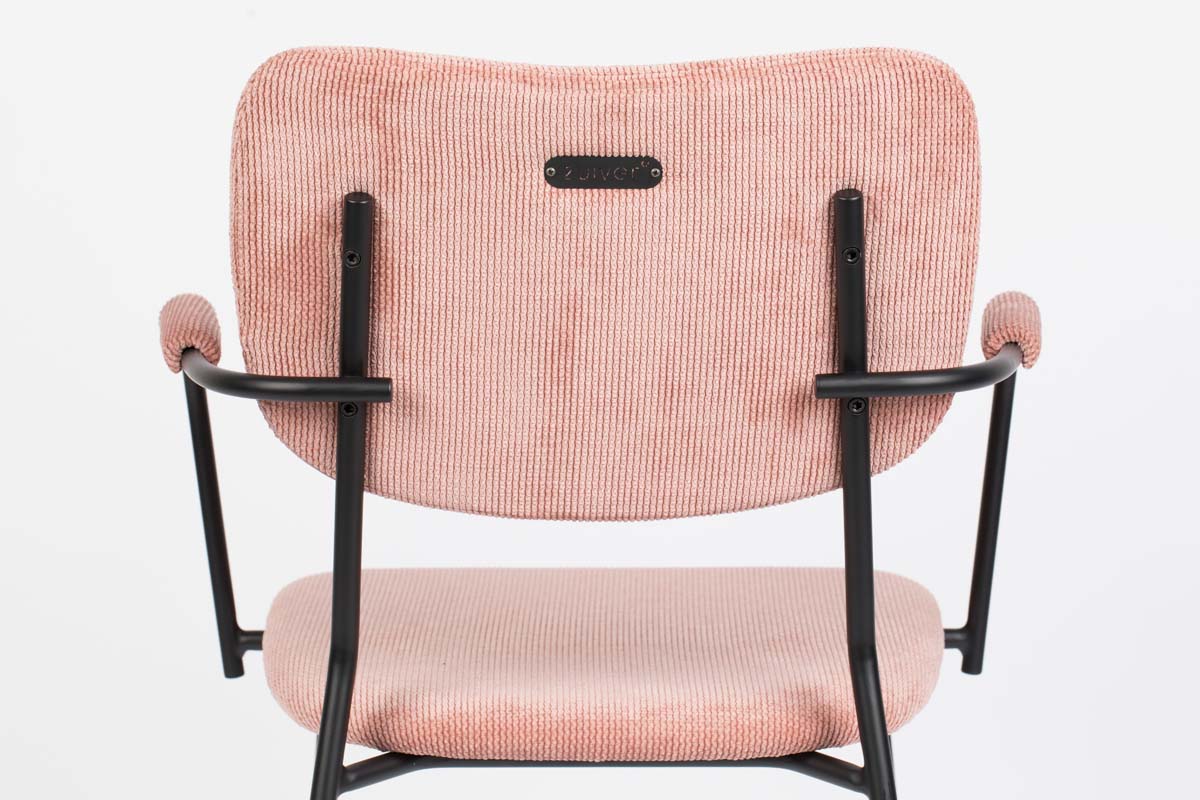 Benson 2-er Set Armlehnstühle Rosa