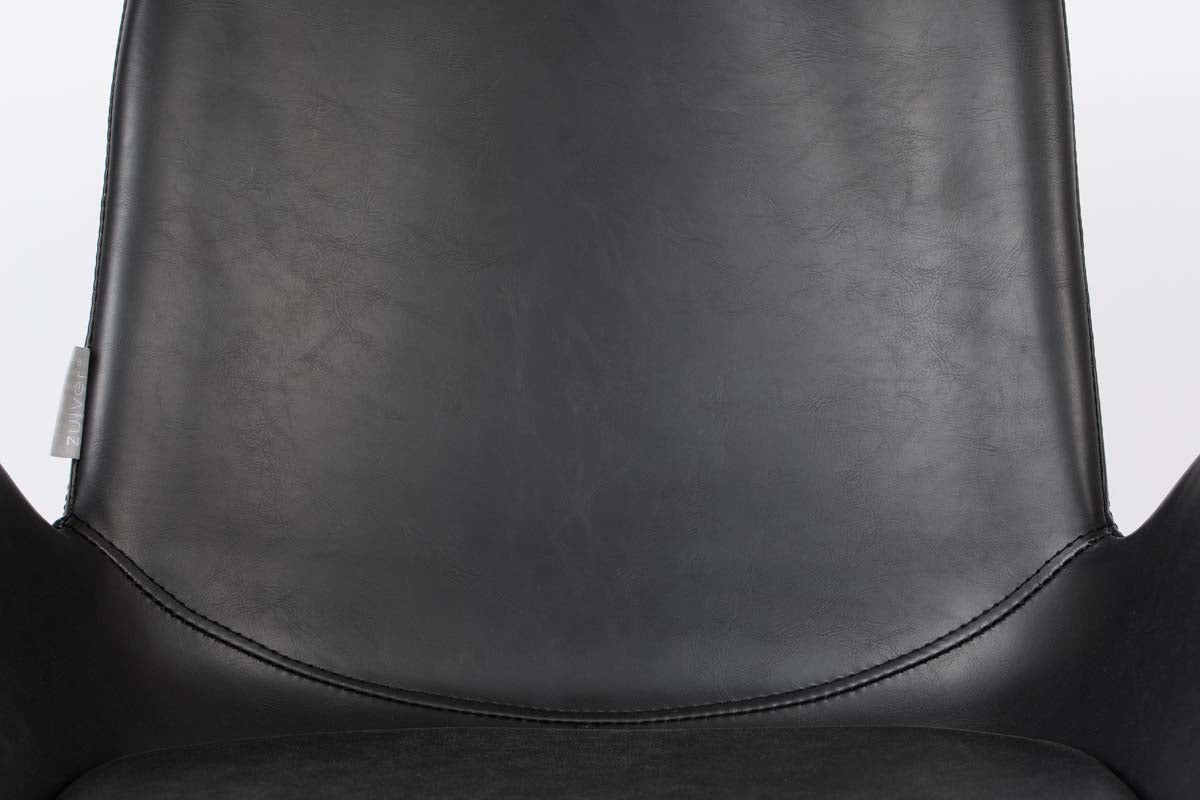 Brit 2-er Set Armlehnstühle LL Schwarz