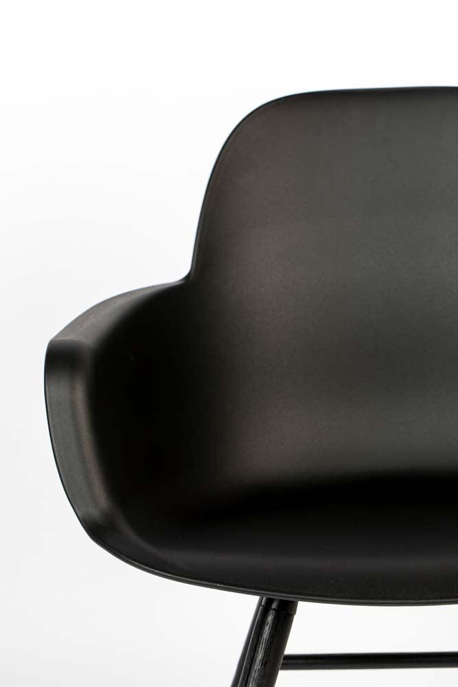 Albert Kuip Swivel 2-er Set Armlehnenstühle Schwarz