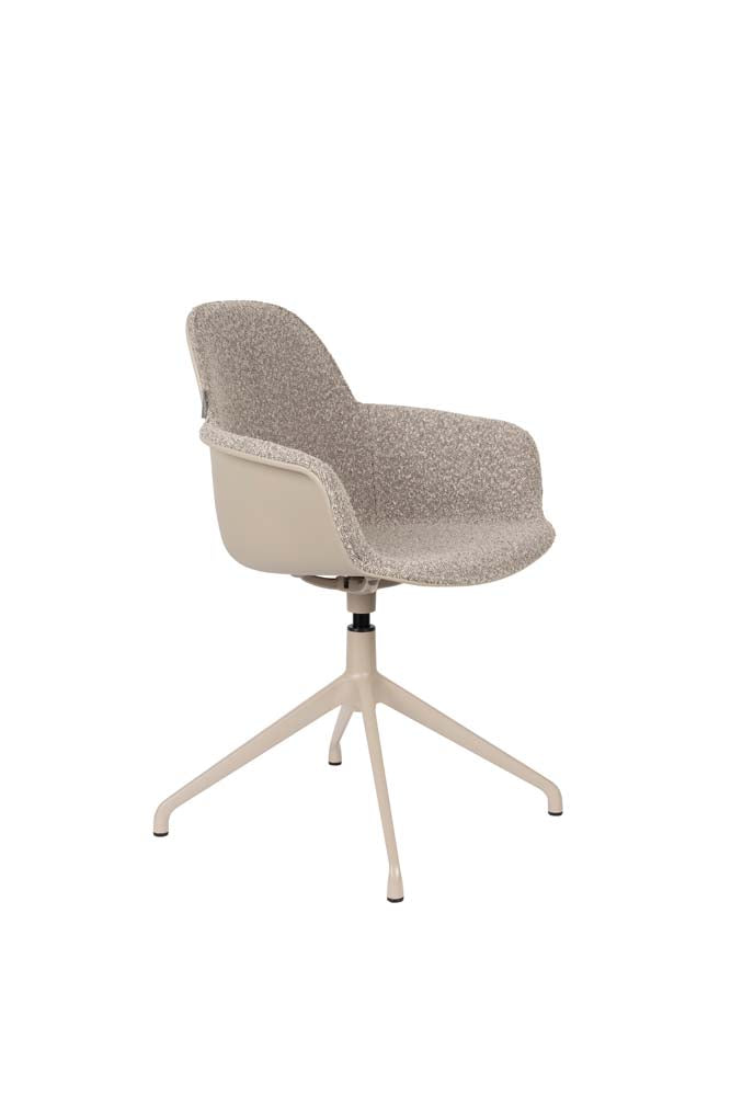 Albert Kuip Swivel 2-er Set Armlehnstühle Taupe