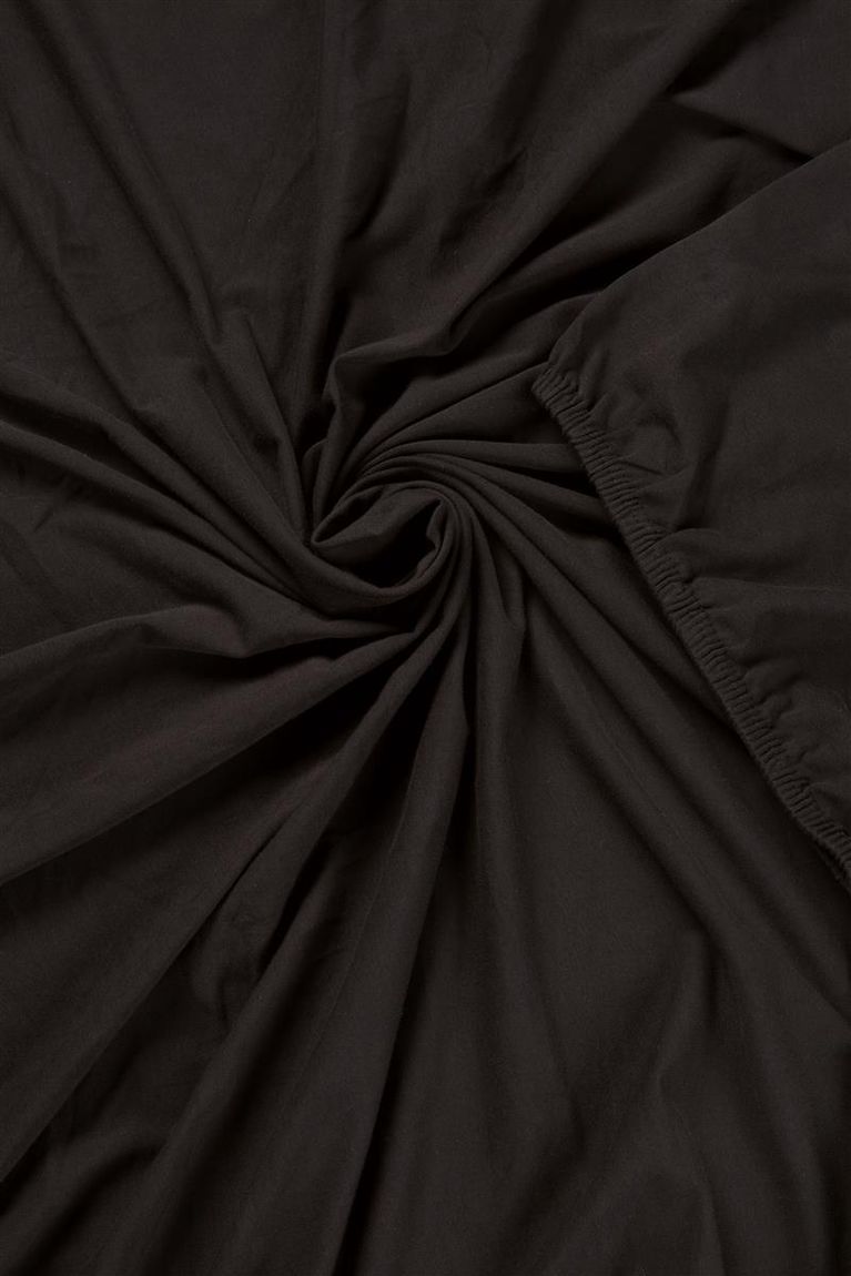 BH Jersey TDS Splittopper-Spannbettlaken Schwarz
