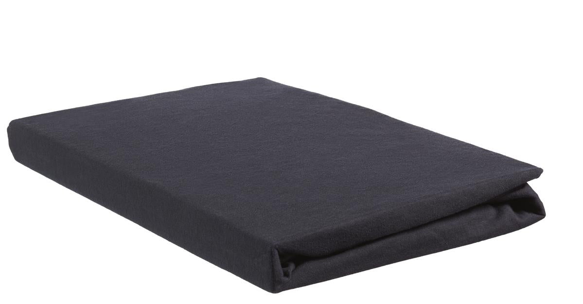 BH Jersey TD Spannbettlaken für Topper Marineblau