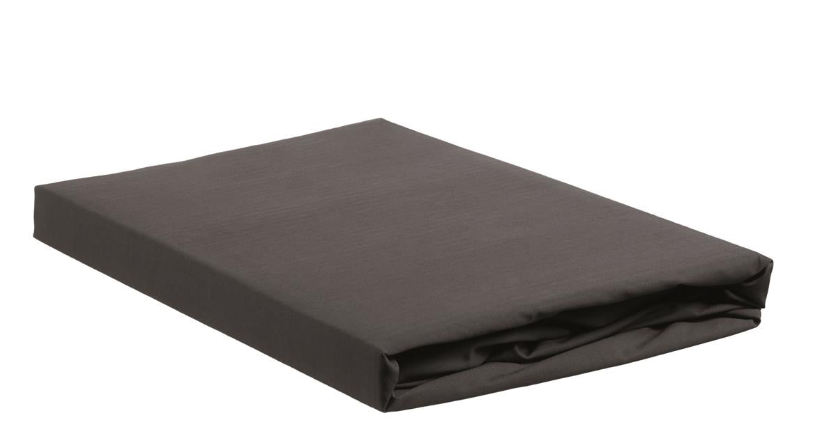 BH Percale HL Spannbettlaken Anthrazit