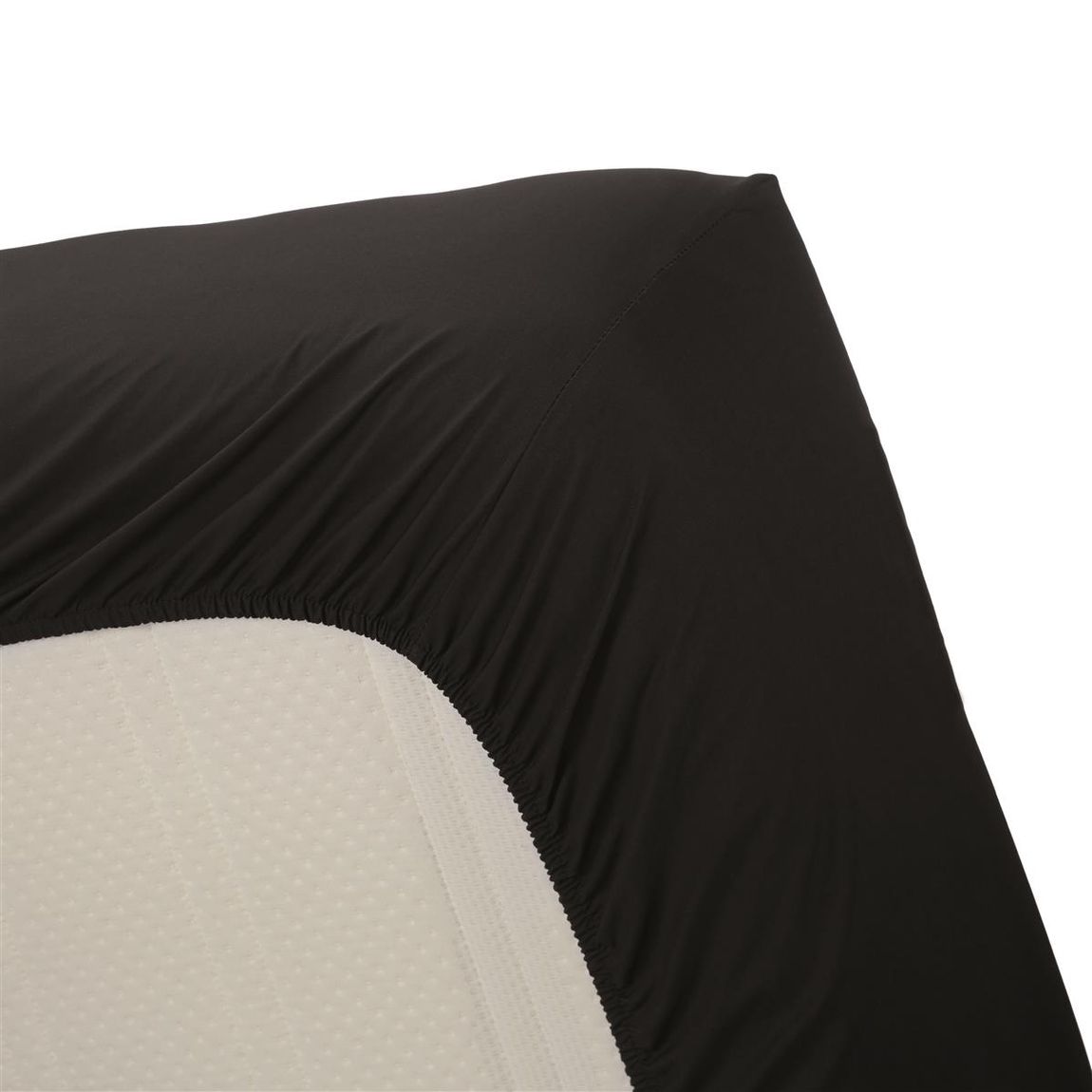 BH Percale HL Spannbettlaken Schwarz