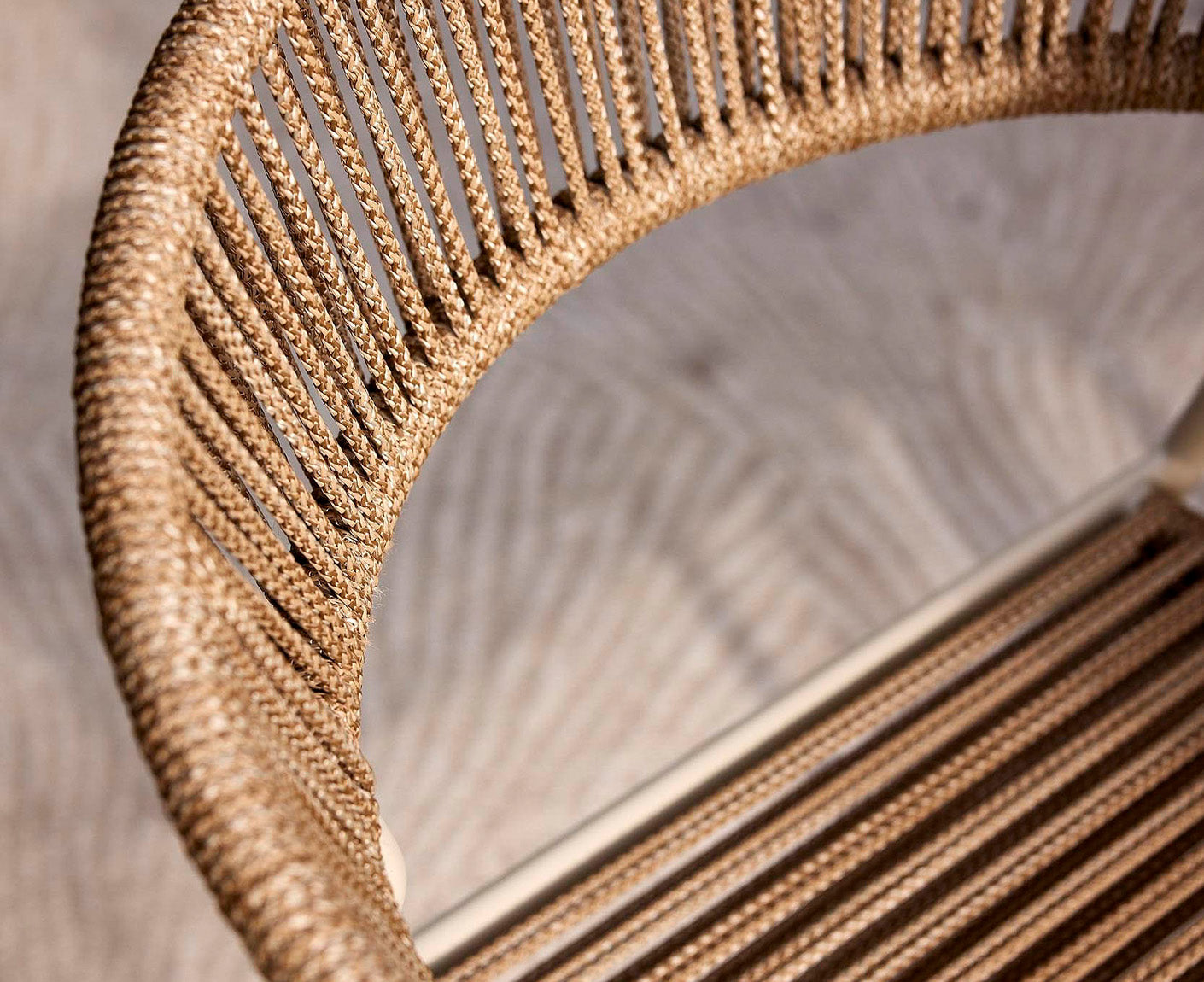 Sebastian Gartenstuhl mit Rope-Gewebe