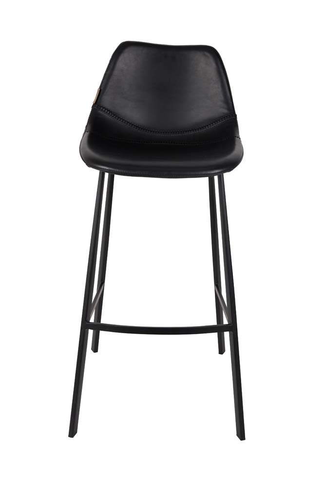 Franky 2-er Set Barhocker groß Schwarz