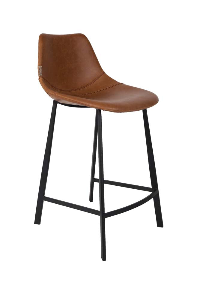 Franky 2-er Set Barhocker klein Braun