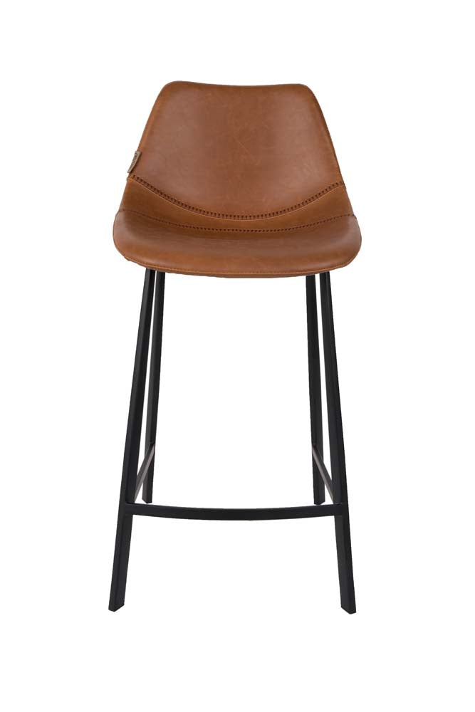 Franky 2-er Set Barhocker klein Braun