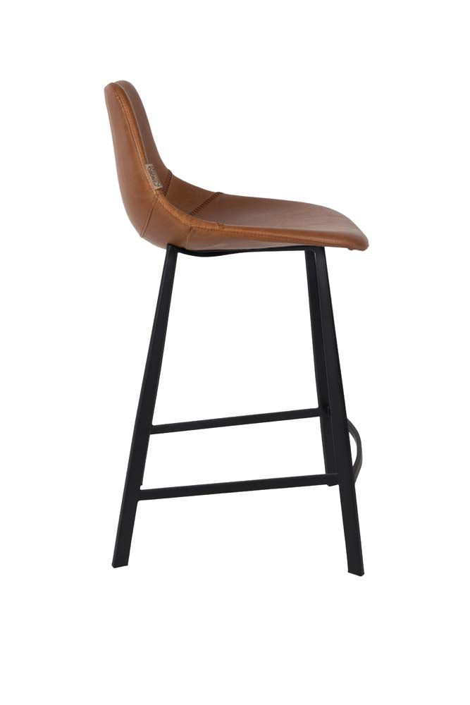 Franky 2-er Set Barhocker klein Braun