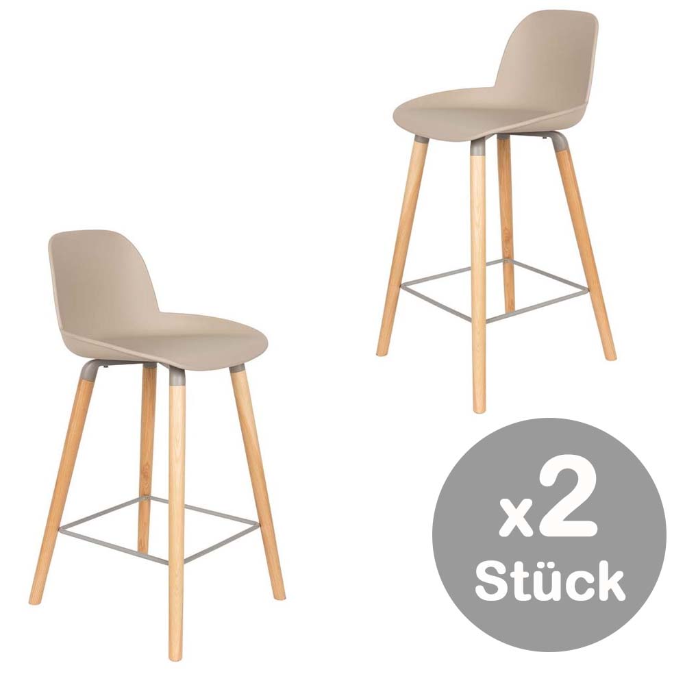 Albert Kuip 2er Set Barhocker
