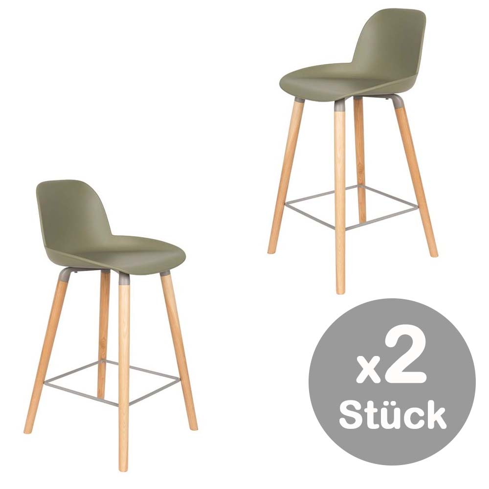 Albert Kuip 2er Set Barhocker