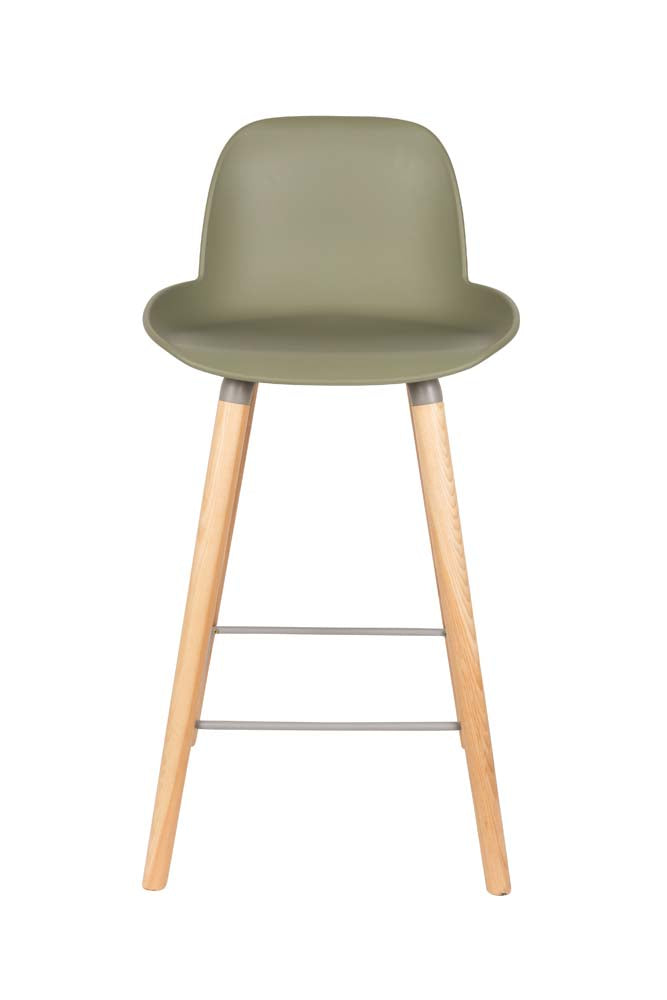 Albert Kuip 2-er Set Barhocker Grün