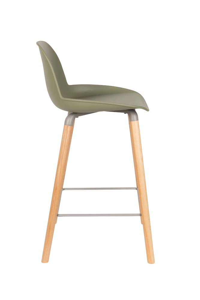 Albert Kuip 2-er Set Barhocker Grün