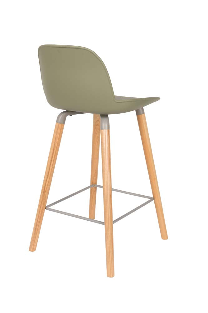 Albert Kuip 2-er Set Barhocker Grün