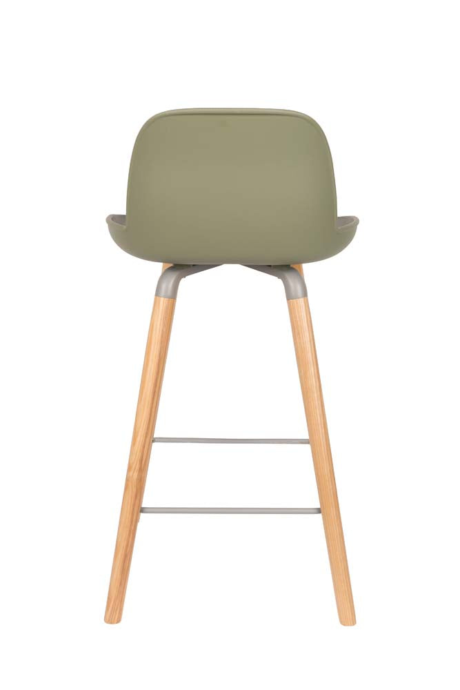 Albert Kuip 2-er Set Barhocker Grün
