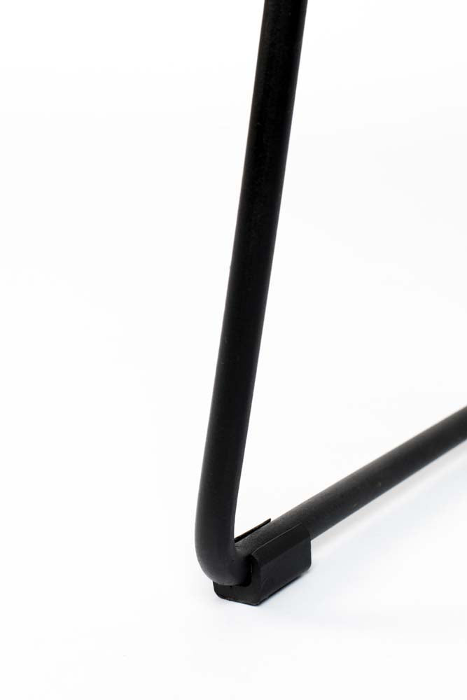 Tangle Barhocker Sitzhöhe 62 cm Teakholz Schwarz
