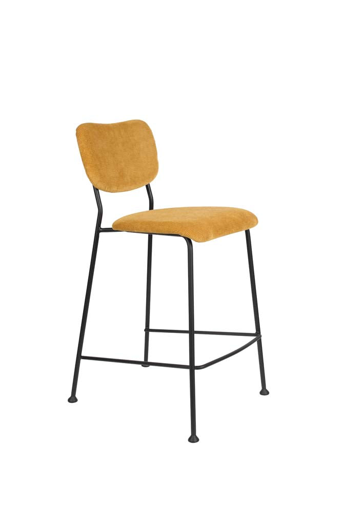 Benson 2-er Set Barstühle Gelb