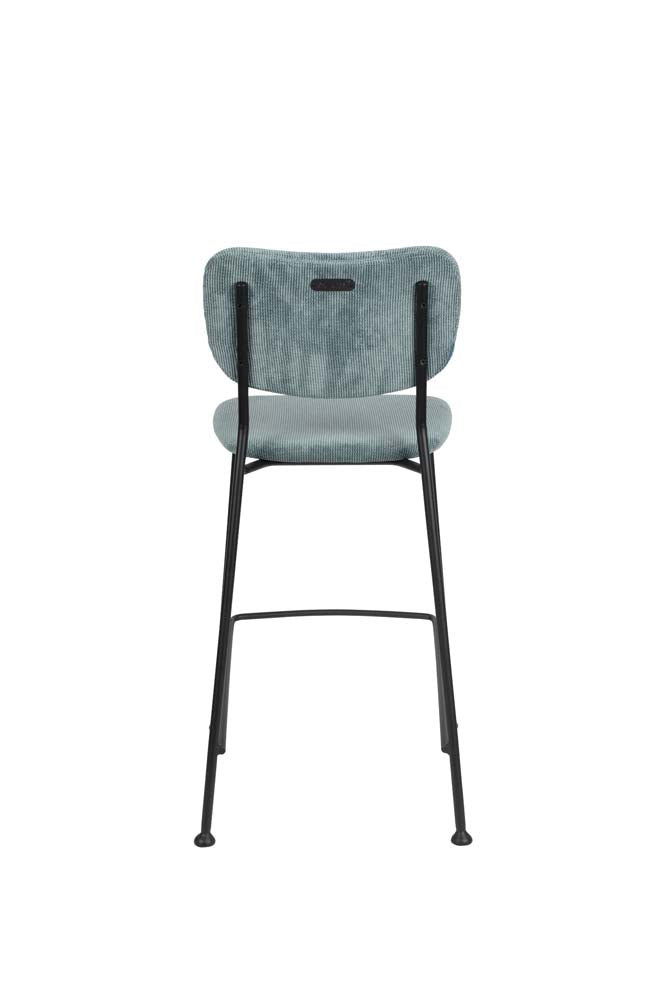 Benson 2-er Set Barstühle Grau/Blau