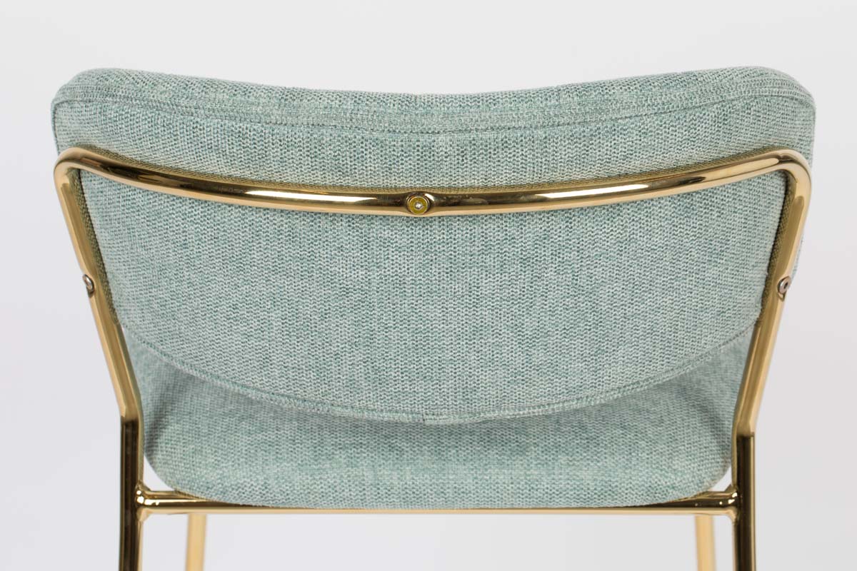 Jolien 2-er Set Barhocker Gold / Hellgrün