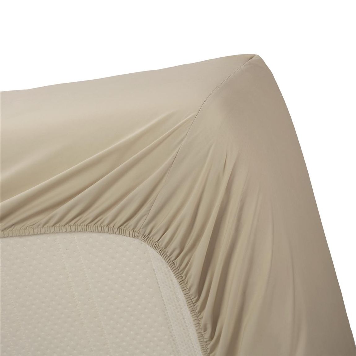 BH Percale HL Spannbettlaken Sand