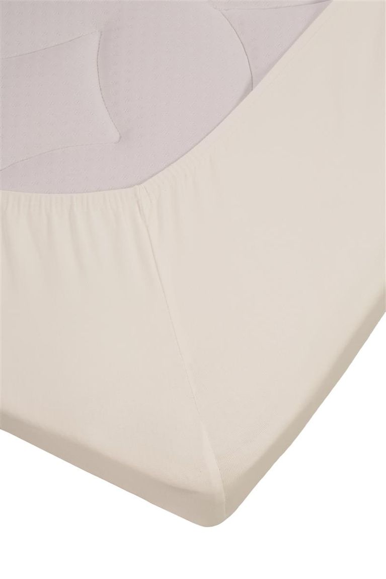 BH Lycra TDS Splittopper-Spannbettlaken Off-White
