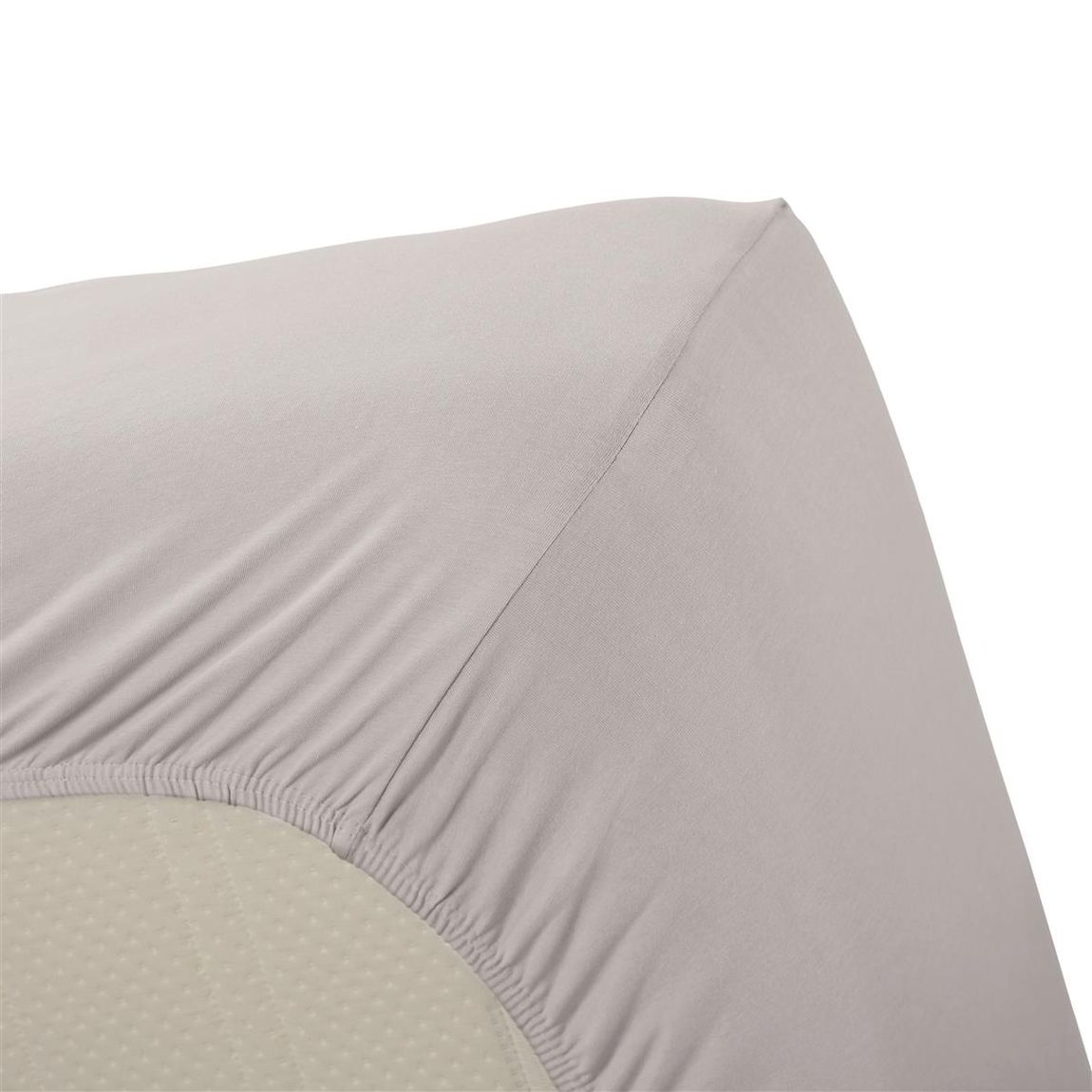 BH Lycra HL Spannbettlaken Hellgrau
