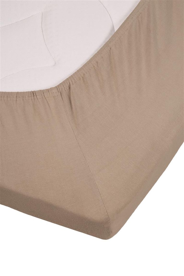 BH Lycra TDS Splittopper-Spannbettlaken Taupe