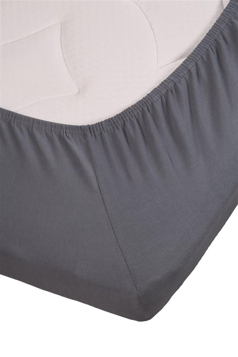 BH Lycra TD Spannbettlaken für Topper Kaltes Grau