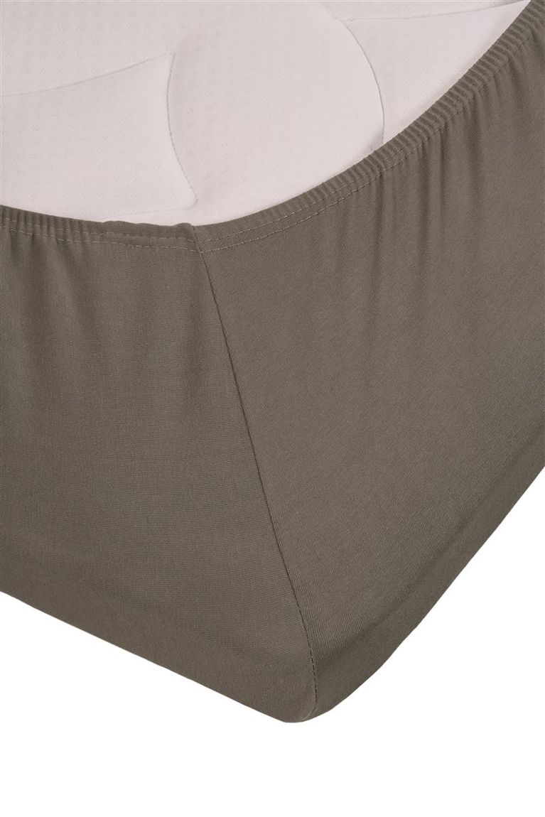 BH Lycra TD Spannbettlaken für Topper Warmes Grau