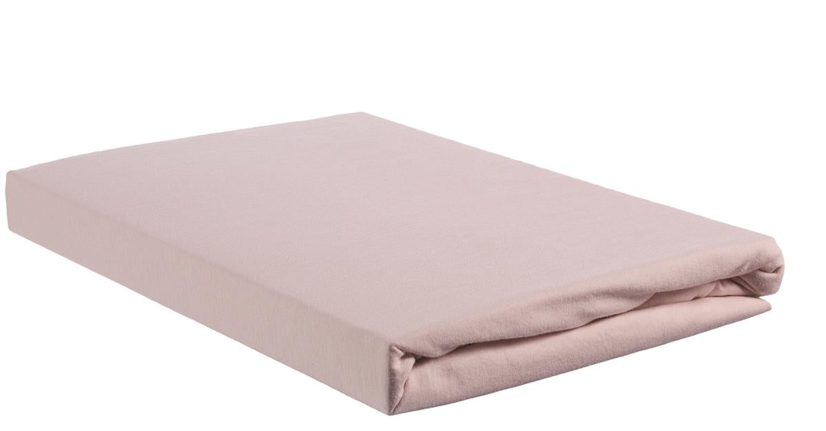 BH Jersey TD Spannbettlaken für Topper Zartes Rosa