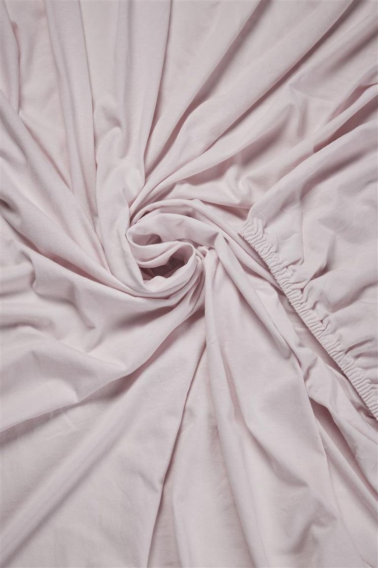 BH Jersey TD Spannbettlaken für Topper Zartes Rosa