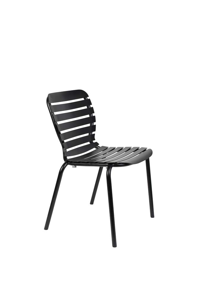 Vondel 2-er Set Gartenstühle Schwarz
