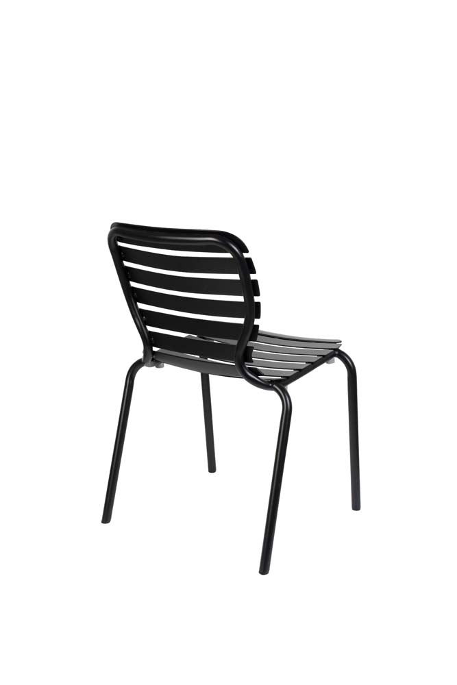 Vondel 2-er Set Gartenstühle Schwarz