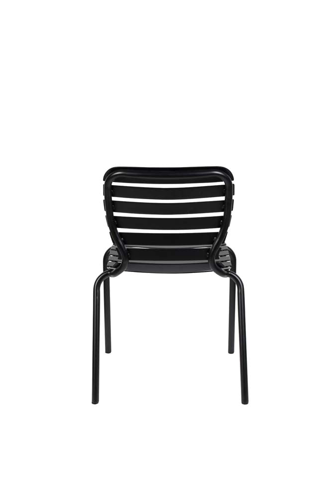 Vondel 2-er Set Gartenstühle Schwarz