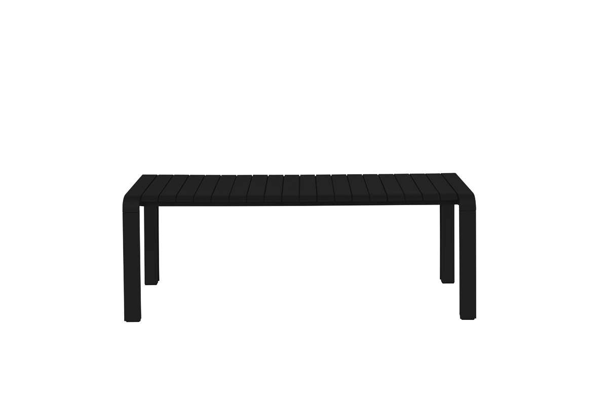 Vondel Gartenbank 130cm Schwarz