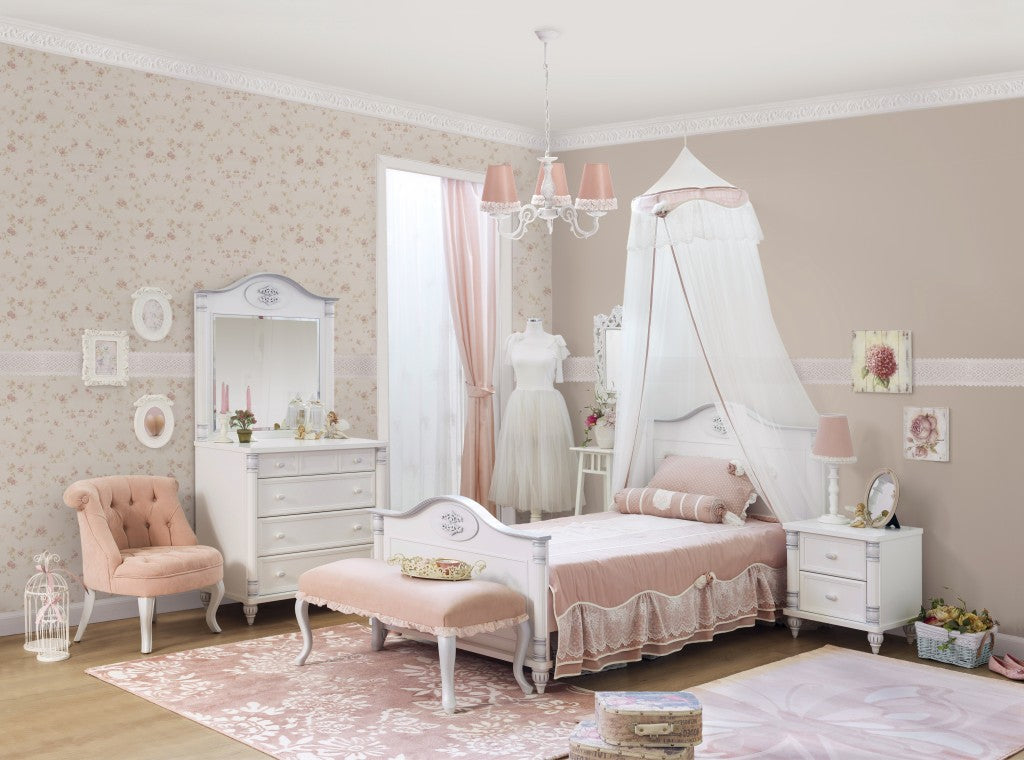Cilek ROMANTIC Deckenlampe Lampe Wandlampe Weiß/Rosa