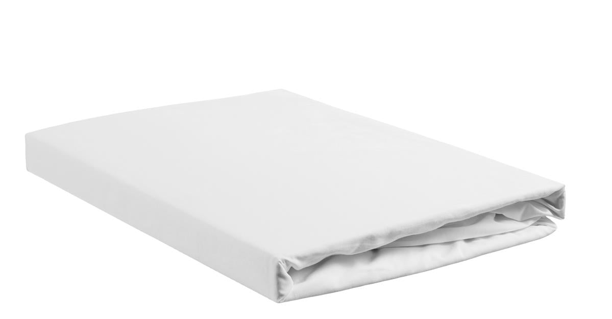 Cotton Uni TD Spannbettlaken für Topper Weiß