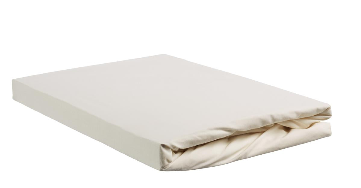 Cotton Uni HL Spannbettlaken Off-White