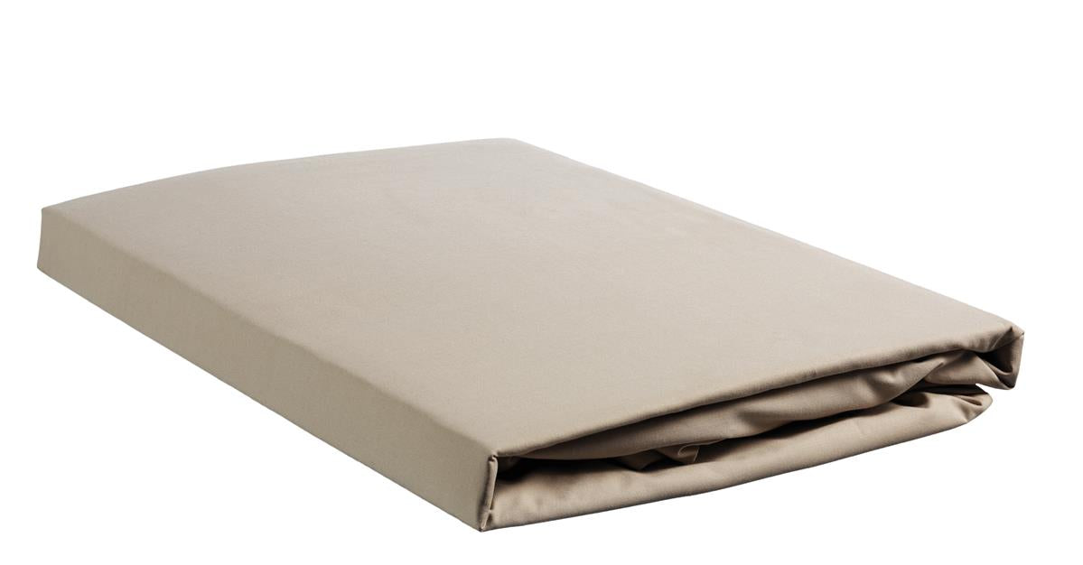 Cotton Uni TDS Splittopper-Spannbettlaken Taupe