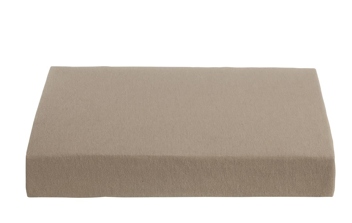 AMBIANTE Jersey HL Spannbettlaken Taupe