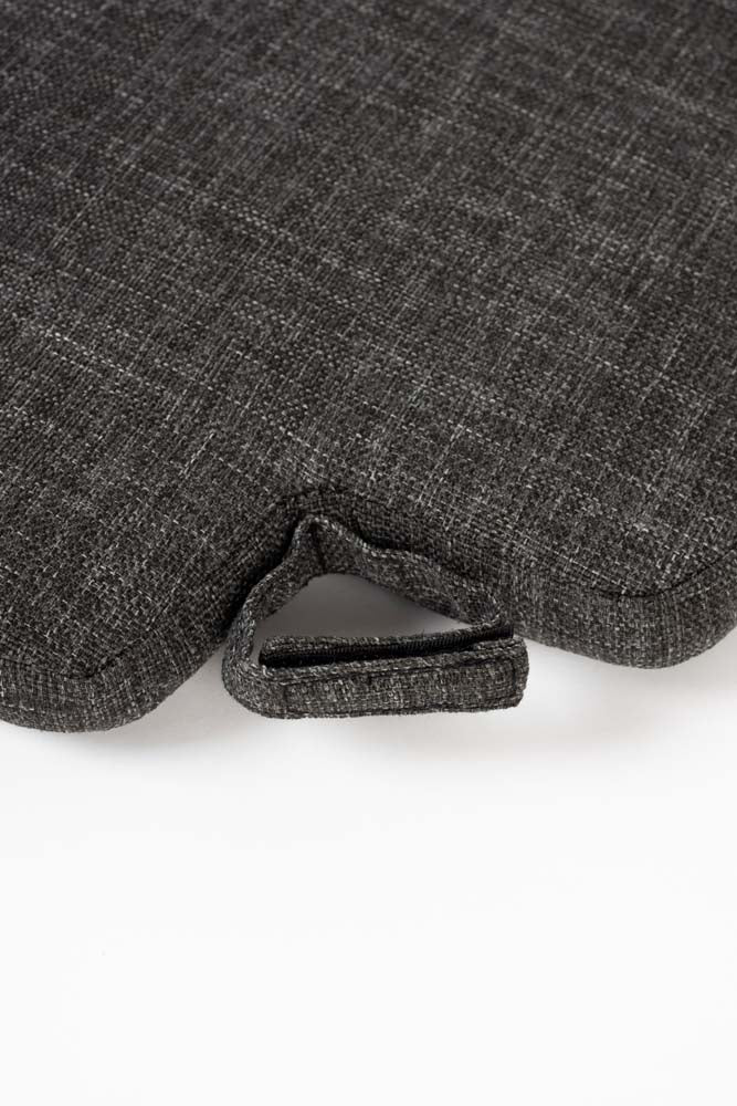 Friday 4-er Set Outdoor Sitzkissen 42x42 cm Schwarz