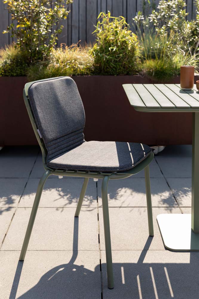 Vondel 4-er Set Outdoor Sitzkissen 80x43 cm Schwarz
