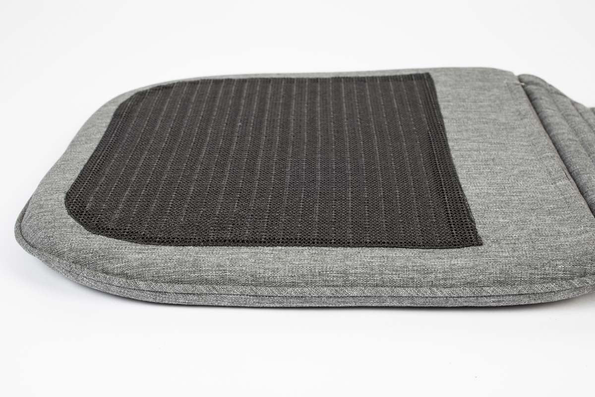 Vondel 4-er Set Outdoor Sitzkissen 80x43 cm Grau