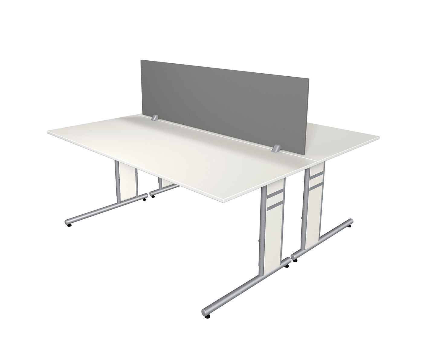 Form 4 Schreibtisch C-Fuß Gestell