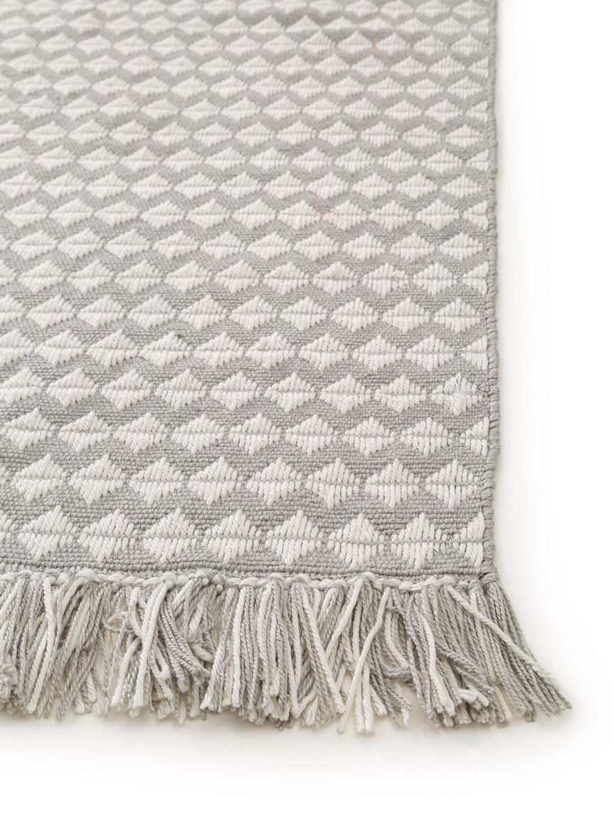 Teppich aus recyceltem Material Morty Grau