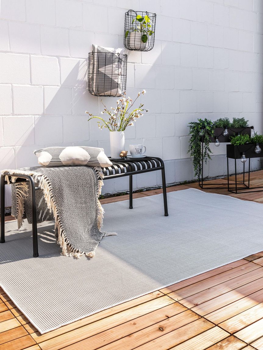 In- & Outdoor Teppich Nillo Creame