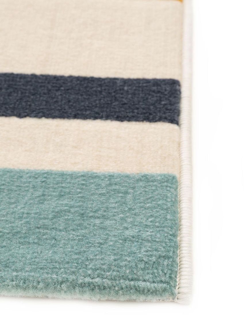 Teppich Dessert Blau / Gelb