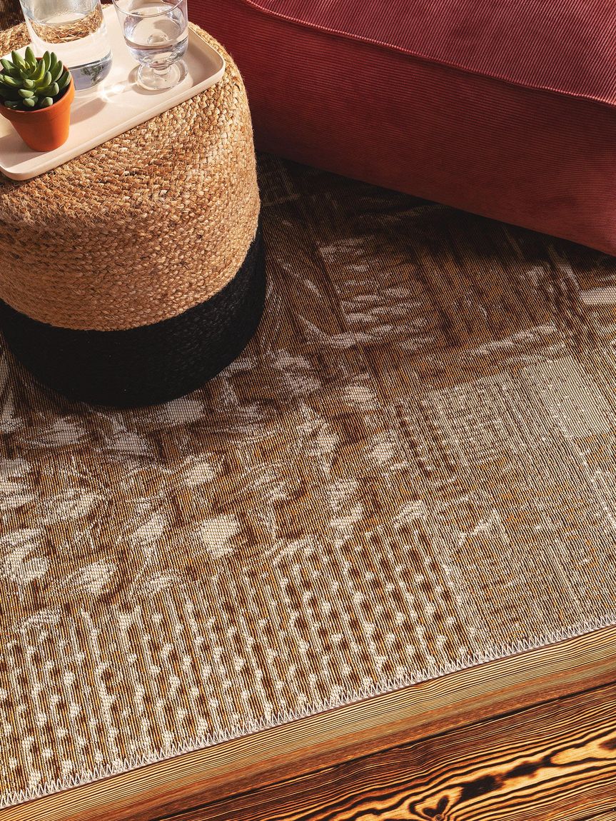 In- & Outdoor Teppich Kenya Creame / Beige