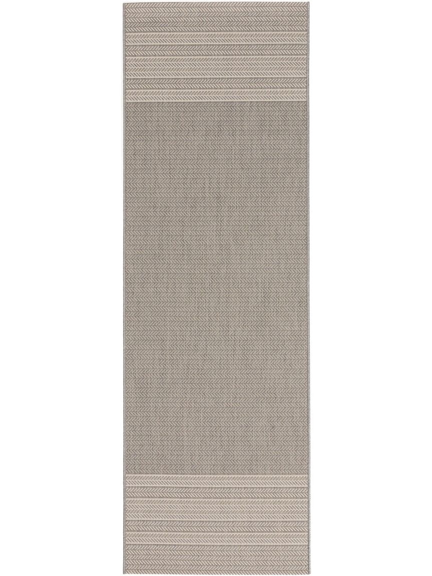 In- & Outdoor Läufer Metro 80x240 cm Hellgrau